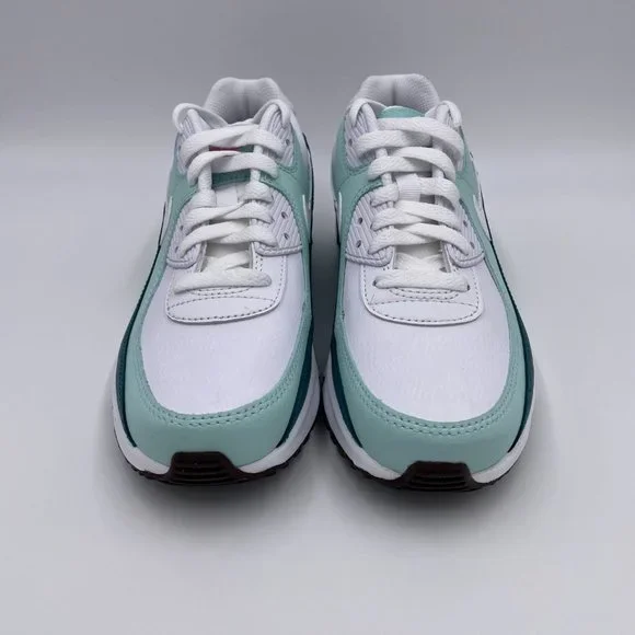 Nike Air Max 90 LTR White / Green Womens Shoes - Picture 3 of 8